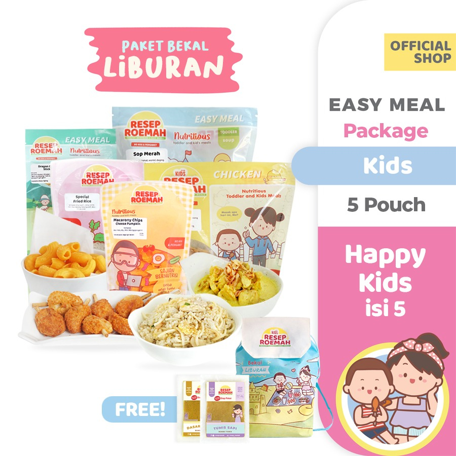 Jual ResepRoemah Paket Happy Kids Isi 5 / Makanan Sehat Anak Balita ...