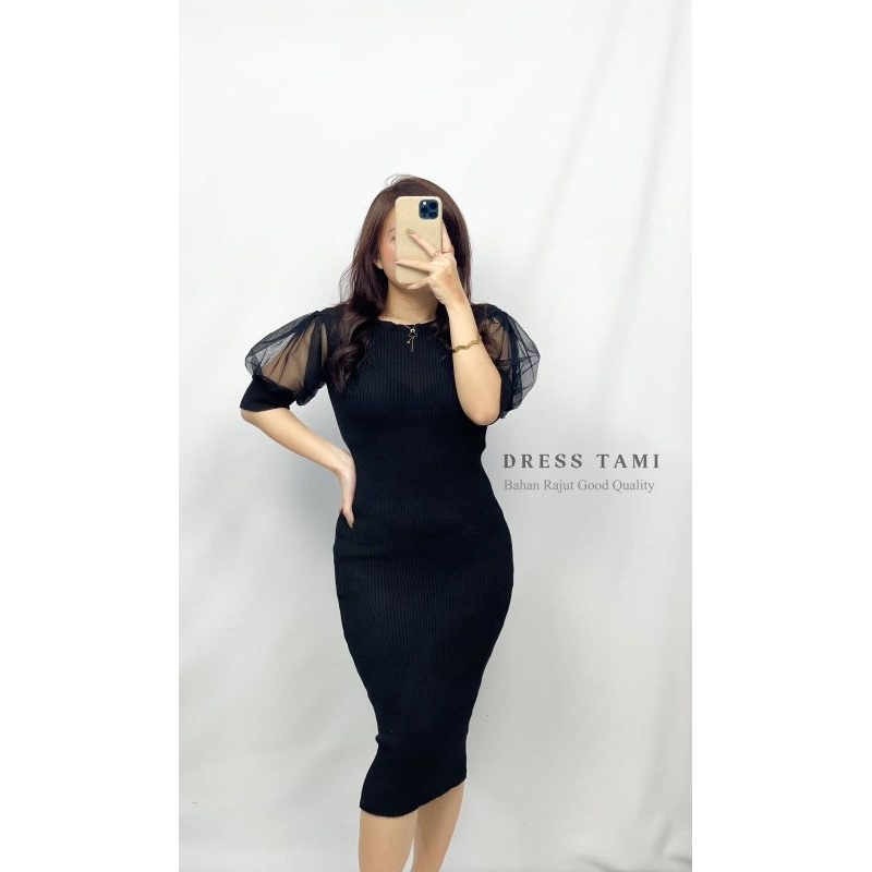 Jual MDLV DRESS TAMI RAJUT DRESS BODYCON RAJUT DRESS KOREA KEKINIAN