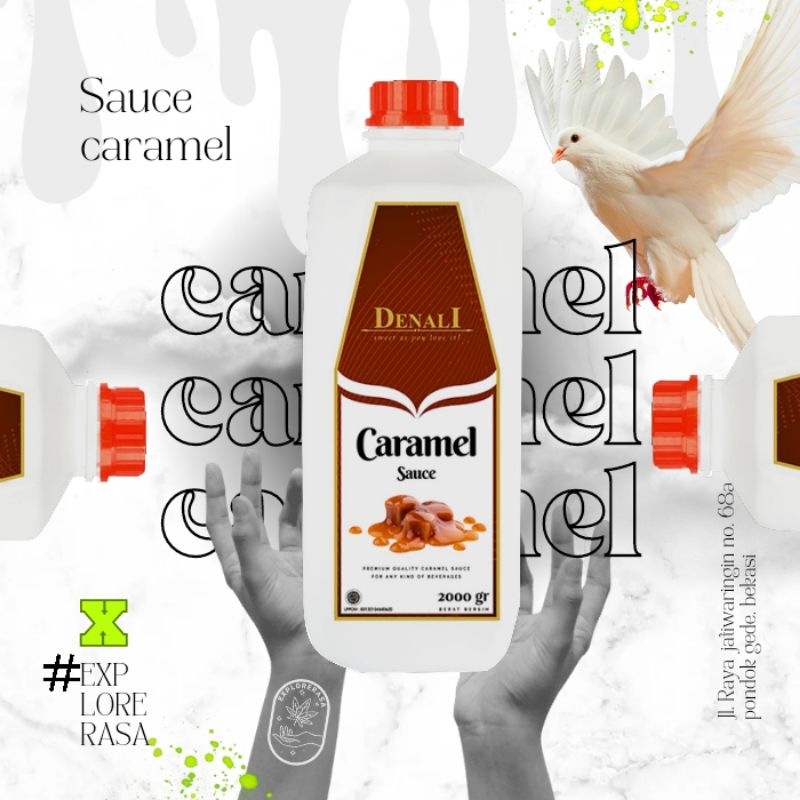Jual Denali sauce Caramel Flavour 2000g | Saus Denali Rasa Caramel ...