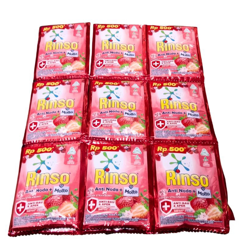 Jual Rinso Cair Isi Lusin Strawberry Rose Fresh Shopee Indonesia