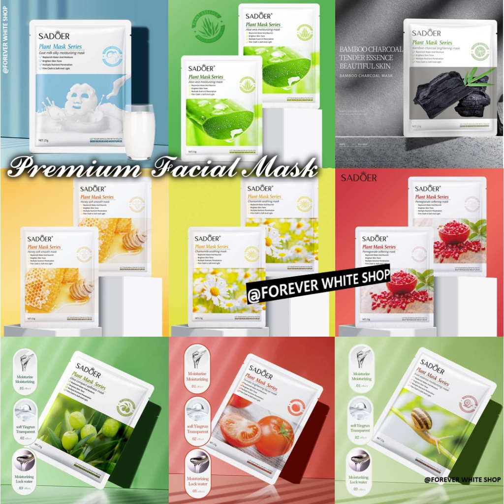 Jual Termurah !!! Masker Wajah Korea Premium Plant Mask Series Skin ...