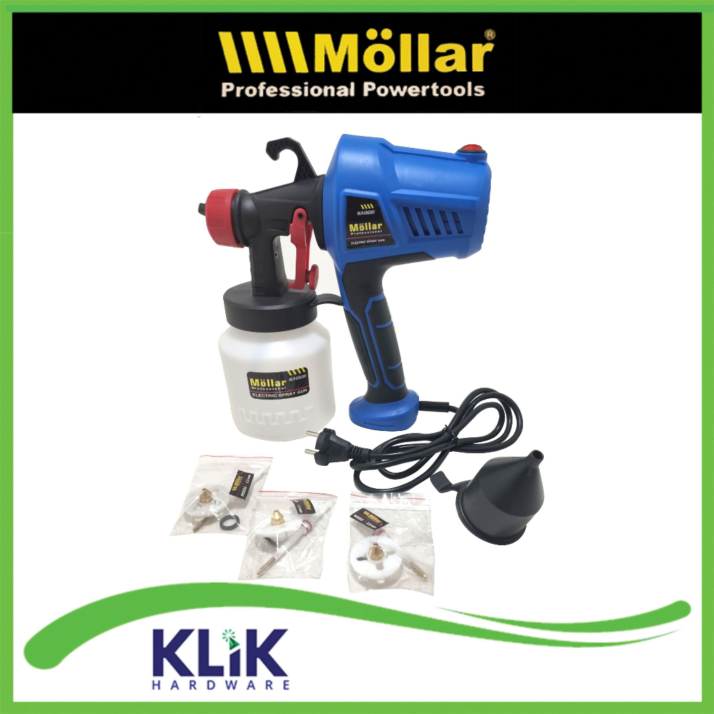 Jual Mollar Spray Gun Elektrik Esg Alat Cat Semprot Listrik Paint Gun Electric Esg Cat