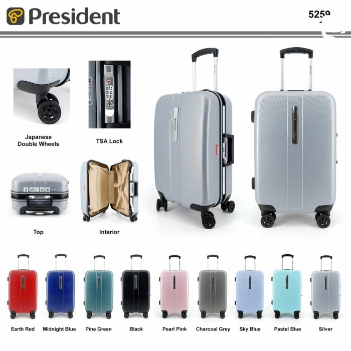 Jual Koper President Original 28 Inch Size Bagasi ( 5259 ) | Shopee ...