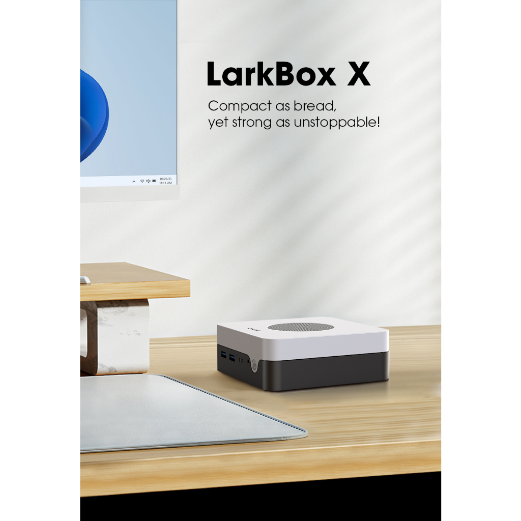 CHUWI Larkbox X 2023 Intel N100 12GB DDR5 512GB SSD WiFi 6 HDMI DP USB-C Windows 11
