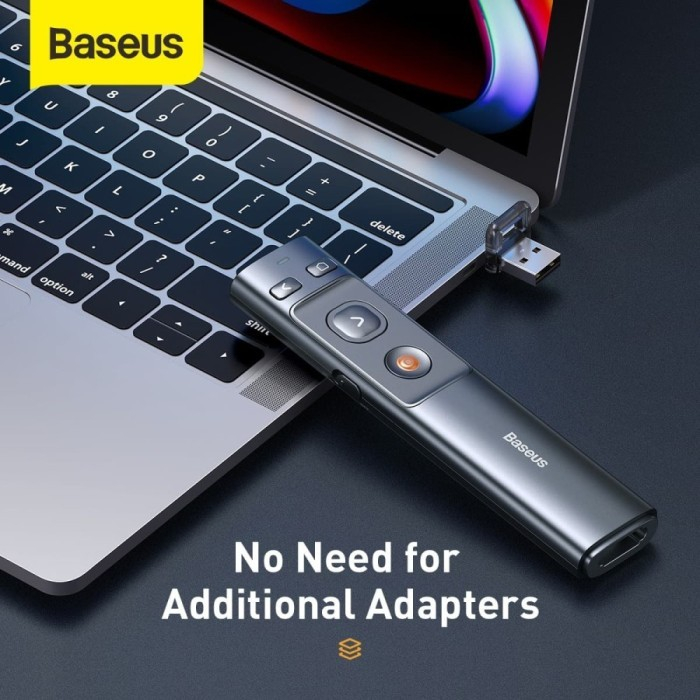 Jual Baseus Wireless Laser Pointer Presentation Pen Remote Presentasi ...