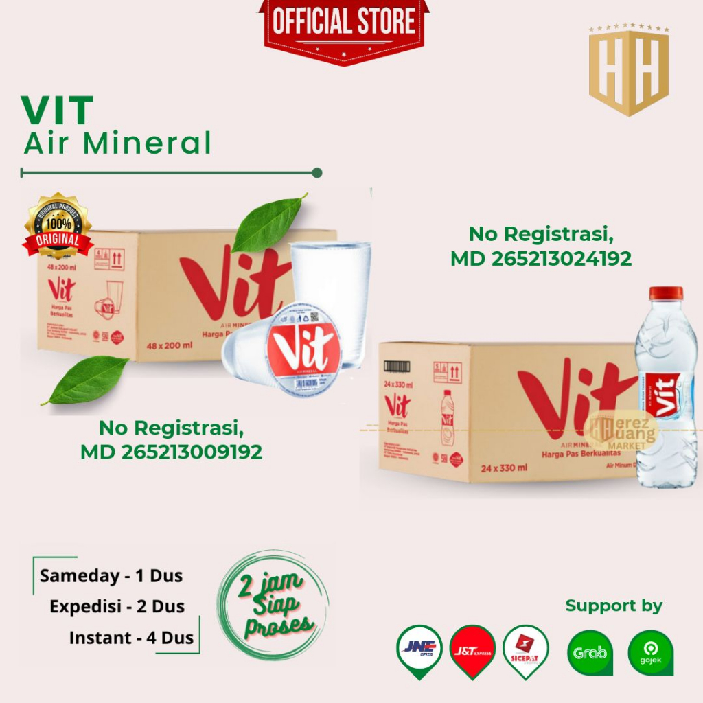 Jual Vit Gelas Cup Ml Dan Vit Botol Ml Minuman Air Mineral Per