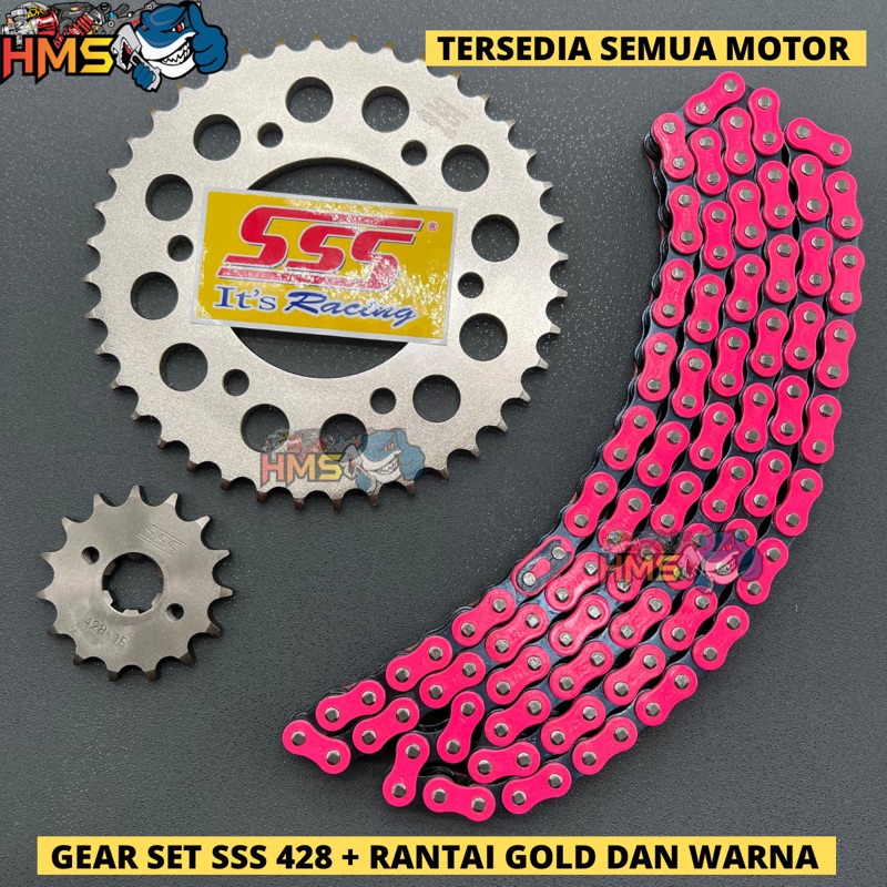 Jual Gir Gear Set Sss 428 415 Satria Fu Satria Fu Face Lift Satria Fu