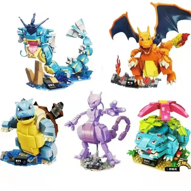Jual Bricks Pokemon Charizard Blastoise Mewtwo Gyarados Venusaur ...
