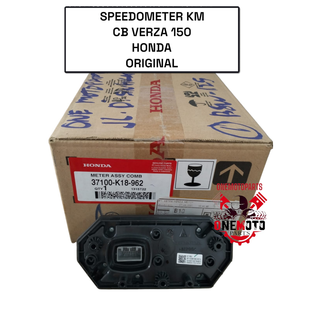 Jual SPEEDOMETER KILOMETER KM CB VERZA 150 HONDA 37100-K18-962 ORIGINAL ...