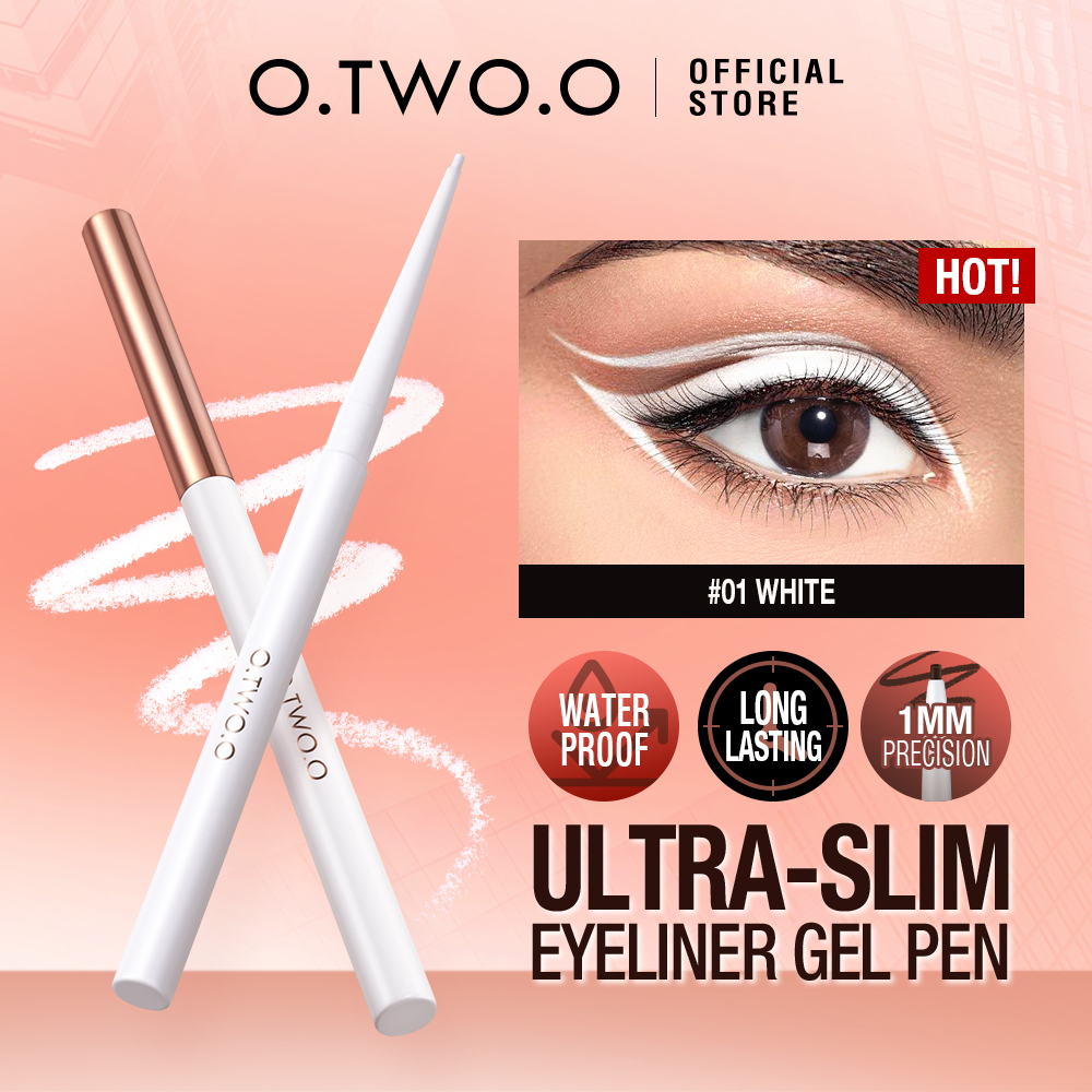 Jual O.TWO.O Gel Eyeliner Waterproof Ultra Slim 1.0mm Soft Eye Liner