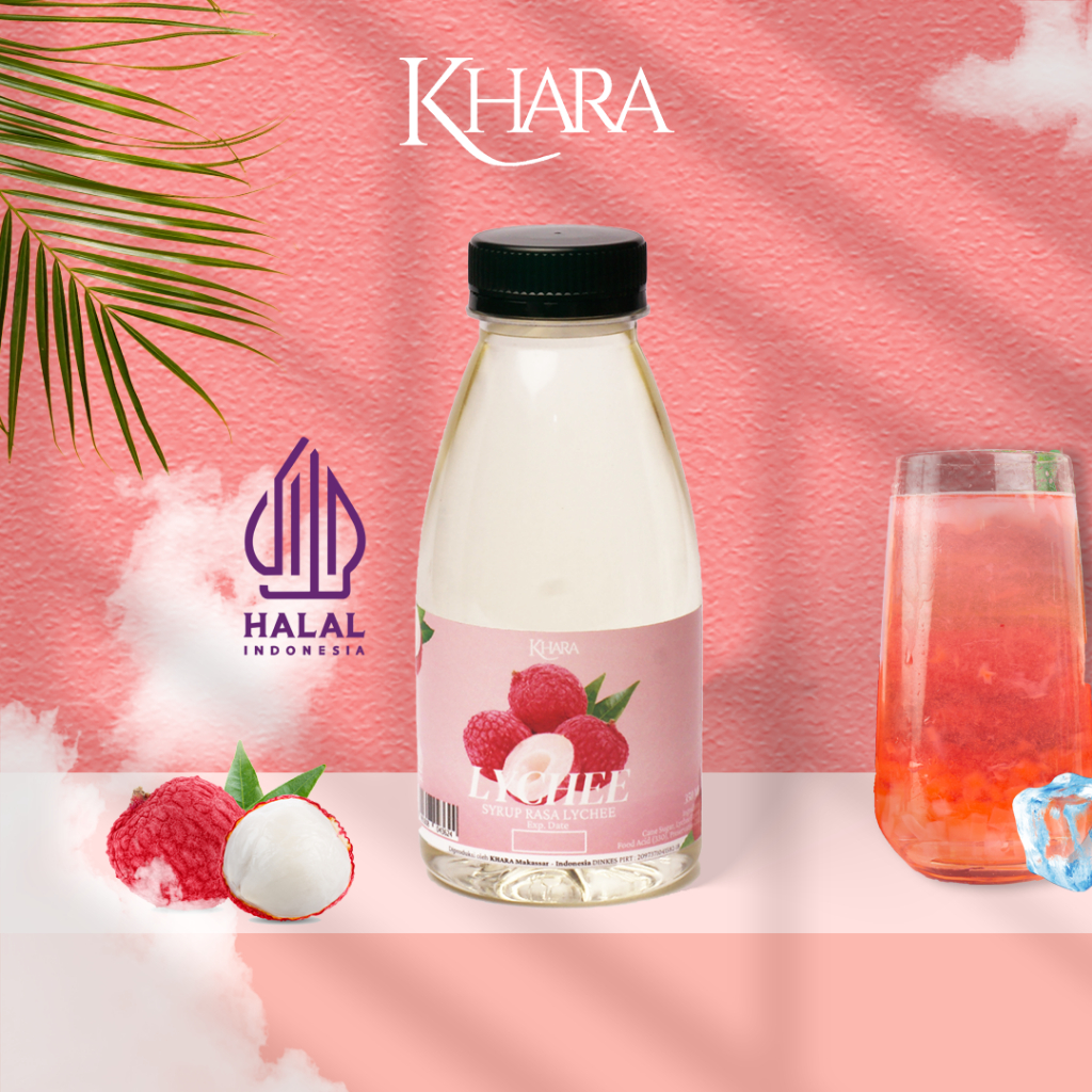 Jual Sirup Khara Lychee 350ml Khara Lychee Flavoured Syrup 350ml