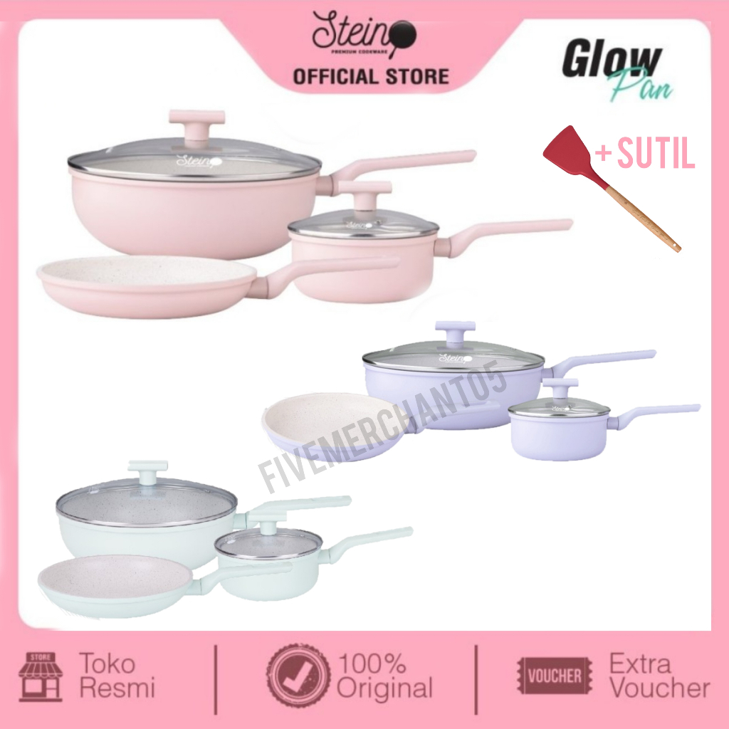 Jual Panci Steincookware Paket Glow Pan Series Set Panci Stein Granite