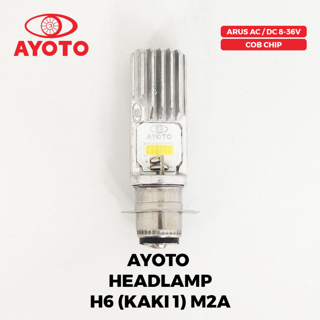 Jual Ayoto Lampu Depan Headlamp H Kaki Led M A Ac Dc Motor Matic