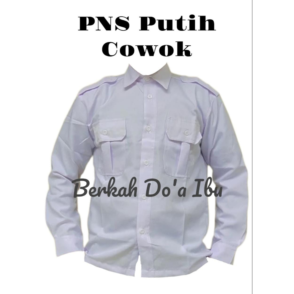 Jual Kemeja Seragam Pns Putih Baju Kerja Atasan Pdh Pns Putih Kemeja