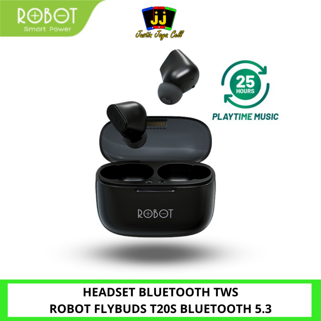 Jual HEADSET BLUETOOTH TWS ROBOT AIRBUDS T20S BLUETOOTH 5.3 | Shopee ...