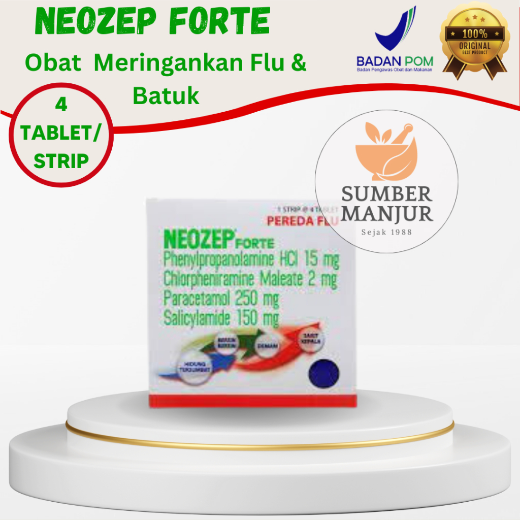 Jual Neozep Forte 4 Tablet Obat Flu Dan Hidung Tersumbat Shopee Indonesia 5475