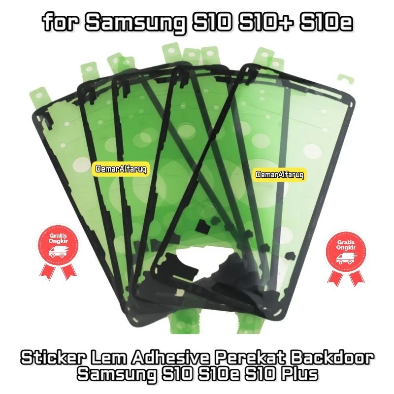 Jual Sticker Lem Adhesive Perekat Backdoor Samsung S10 S10+ S10e S10 ...