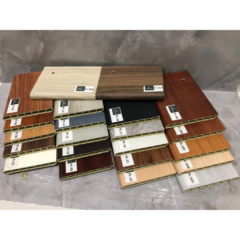 Jual PLINT LANTAI WPC 10CM / LIS LANTAI WPC PANJANG 2,4M LEBAR 10C