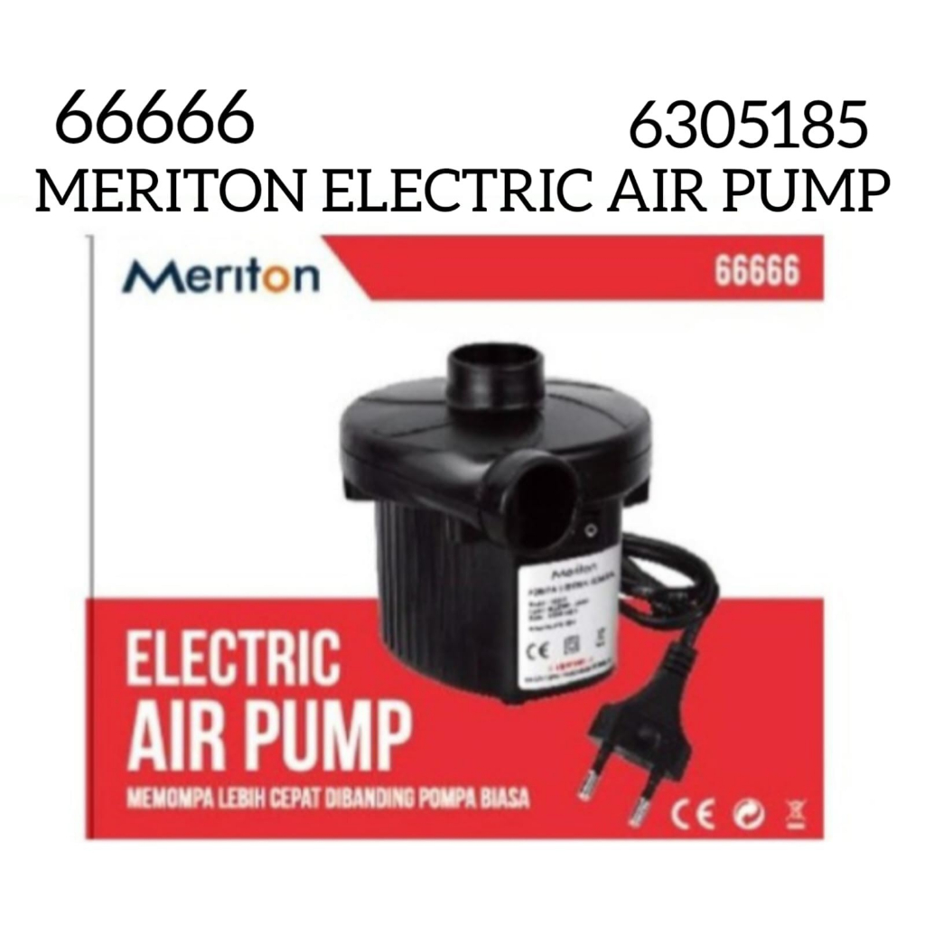 Jual Pompa Electric Listrik Meriton 66666 MERAH | Shopee Indonesia