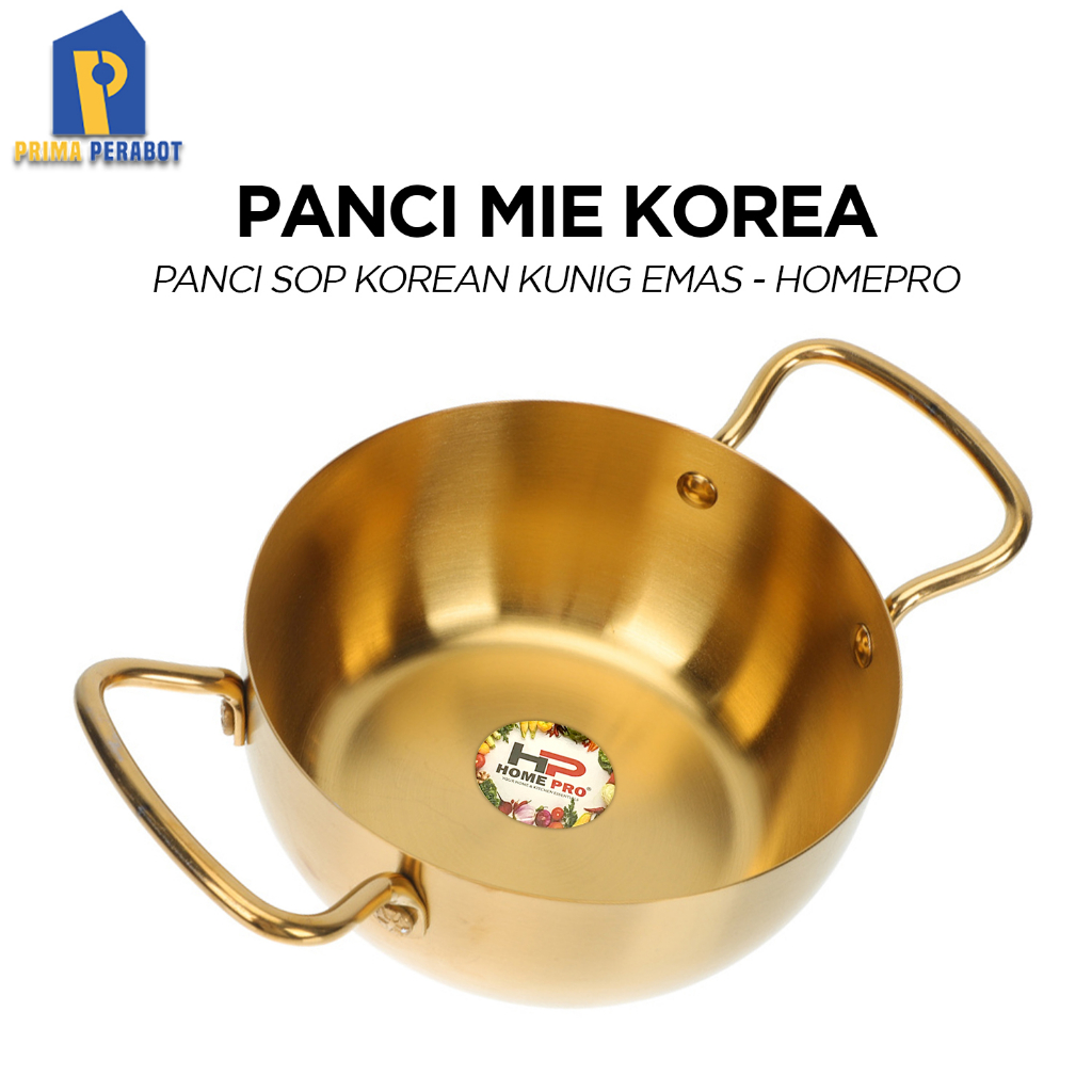 Jual Panci Sop Korea Cooking Pot Kuning Emas 22cm | Shopee Indonesia