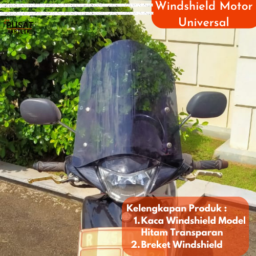 Jual Windshield Motor Universal Rayben ukuran 40cm x 40cm Visor Tameng ...