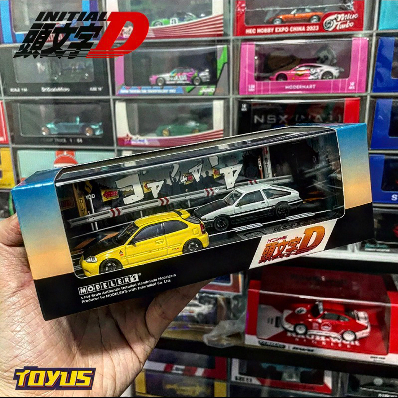 Jual Modeler's - INITIAL D CIVIC TYPE R FK9 VS TOYOTA SPRINTER TRUENO ...