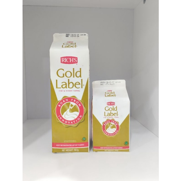 Jual Rich Richs Rich's Gold Label Whipping Cream Cair 500 Gram Gojek