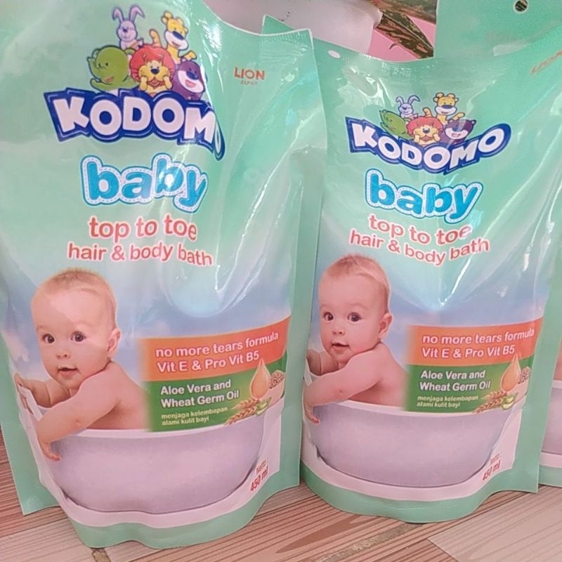 Jual Kodomo Baby Top To Toe Hair & Body Bath 450ml | Shopee Indonesia