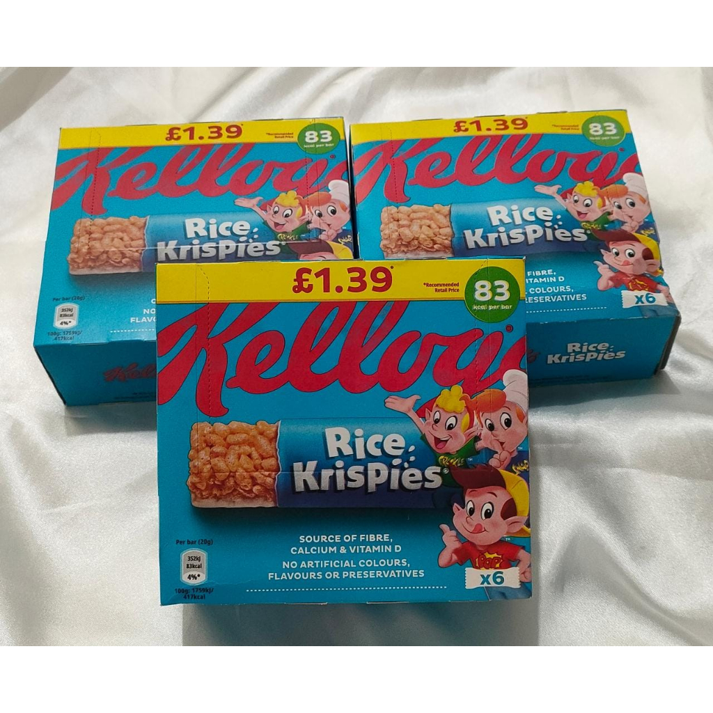 Jual Kelloggs Rice Krispies 6 bar Shopee Indonesia