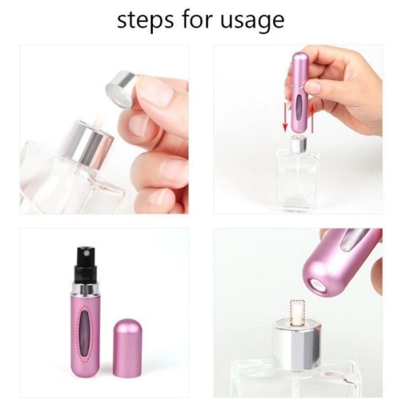 Jual Botol Refill Parfum Travel Size 5 ml Dapat Diisi dari Botol Parfum ...