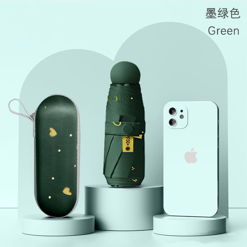 Payung Lipat Mini Anti Upf 50+ Motif Love Avocado Peach Kapsul Souvenir - foto 4