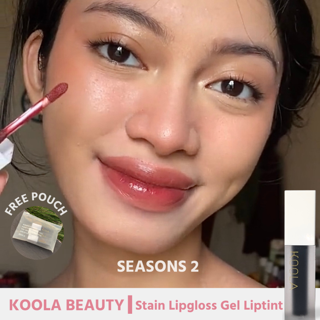 Jual [SEASONS 2 FREE POUCH] KOOLA BEAUTY STAIN LIPGLOSS GEL LIPTINT