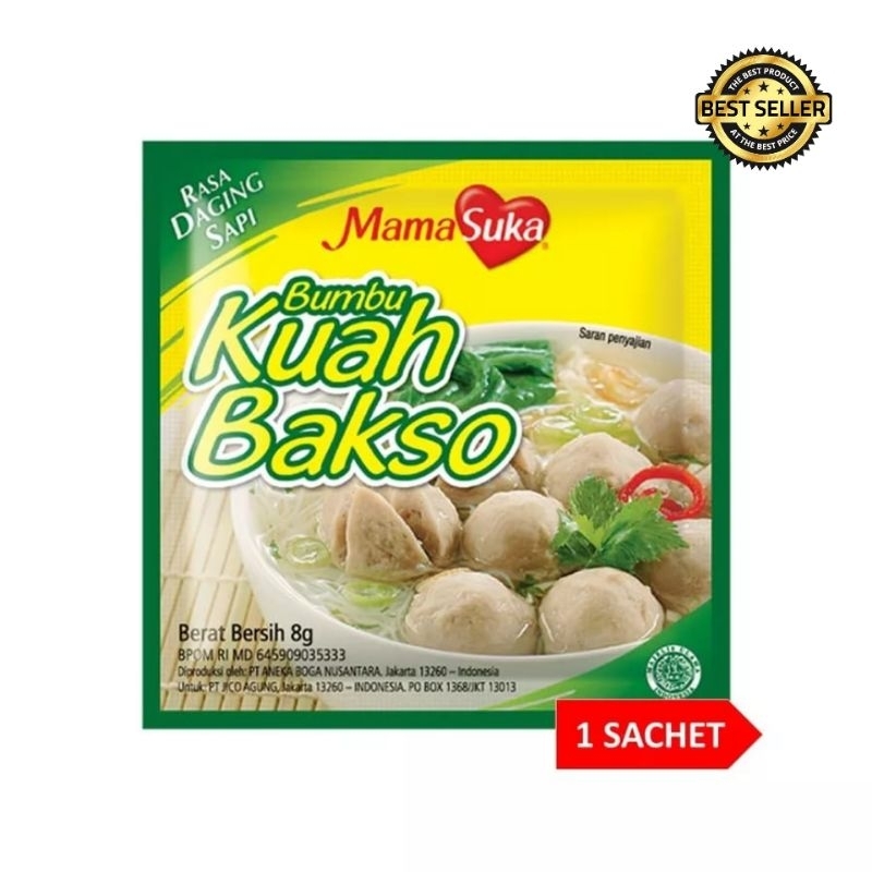 Jual Bumbu Kuah Bakso 8gr Kemasan Sachet Shopee Indonesia