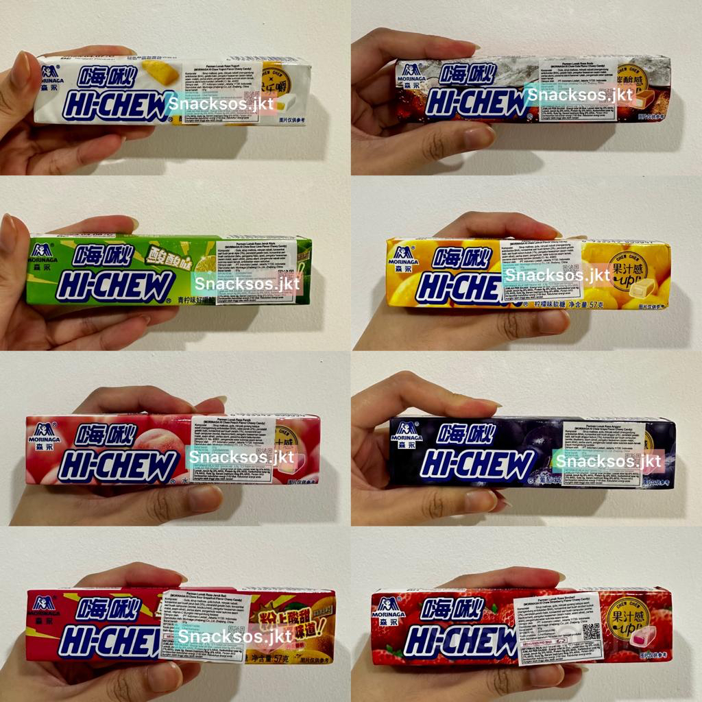 Jual [STICK] MORINAGA HI CHEW YOGURT / PEACH / COLA / SOUR LIME