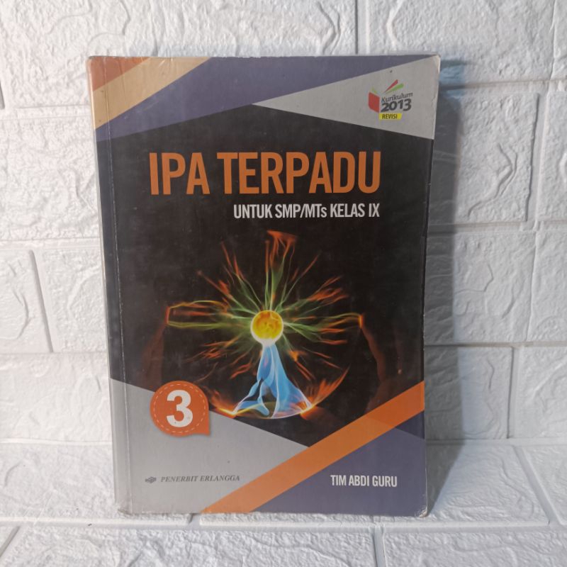 Jual Buku IPA Terpadu SMP Kelas IX / Kelas 9 / Kelas 3 SMP Penerbit