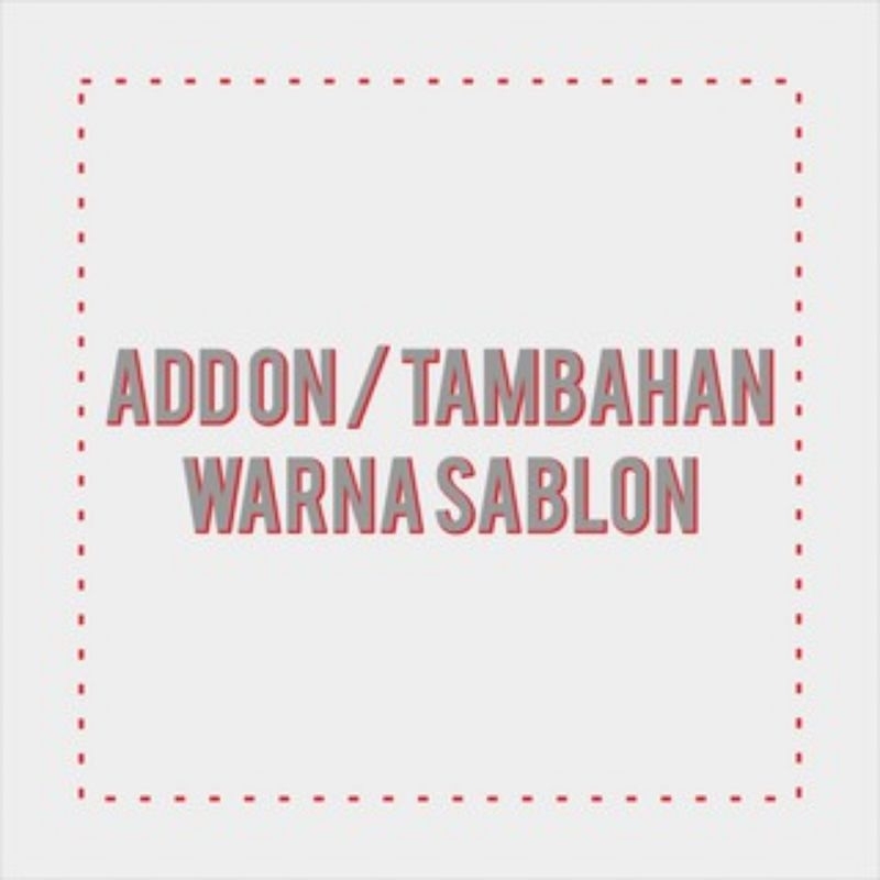 Jual TAMBAHAN DESIGN SABLON dari DISPLAY | Shopee Indonesia