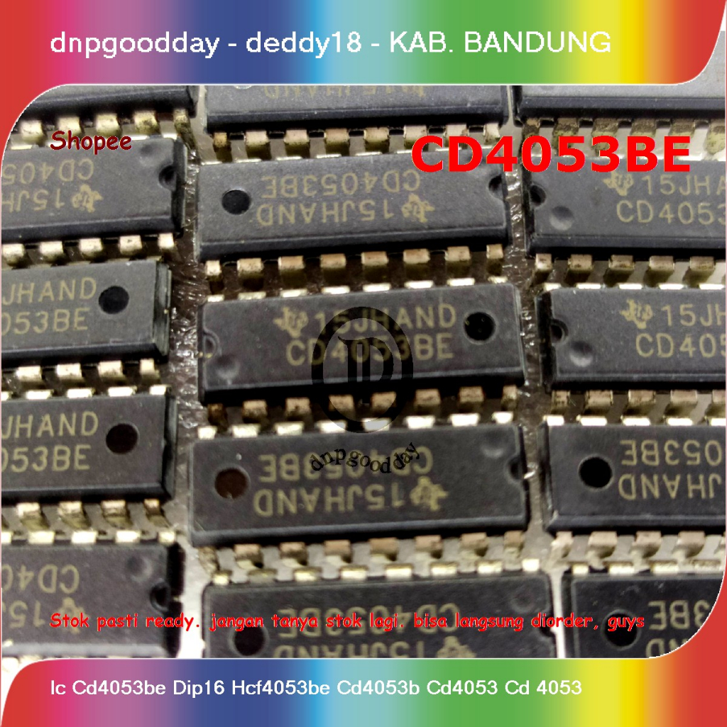 Jual Ic Cd4053be Dip16 Hcf4053be Cd4053b Cd4053 Cd 4053 | Shopee Indonesia