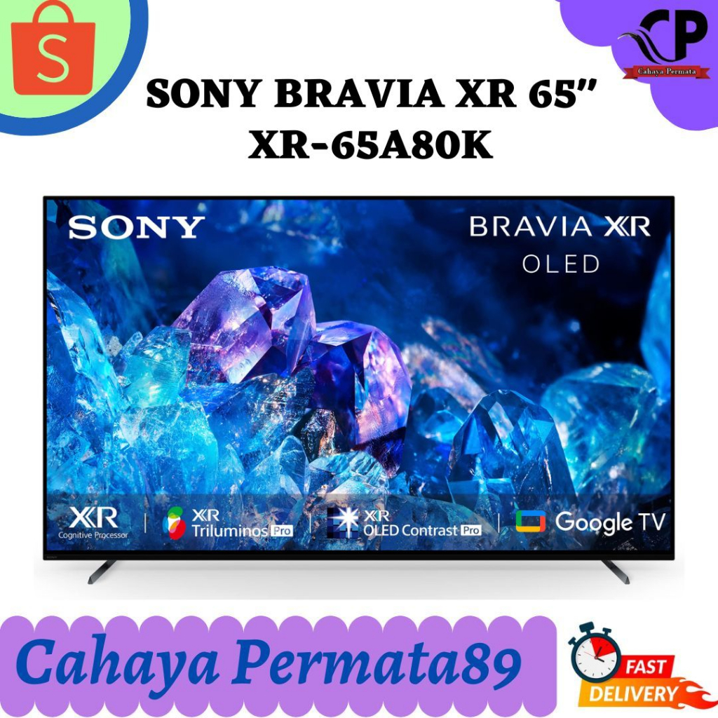 Jual SONY BRAVIA XR-65A80K 4K HDR GOOGLE TV 65 INCH A80K OLED SONY ...