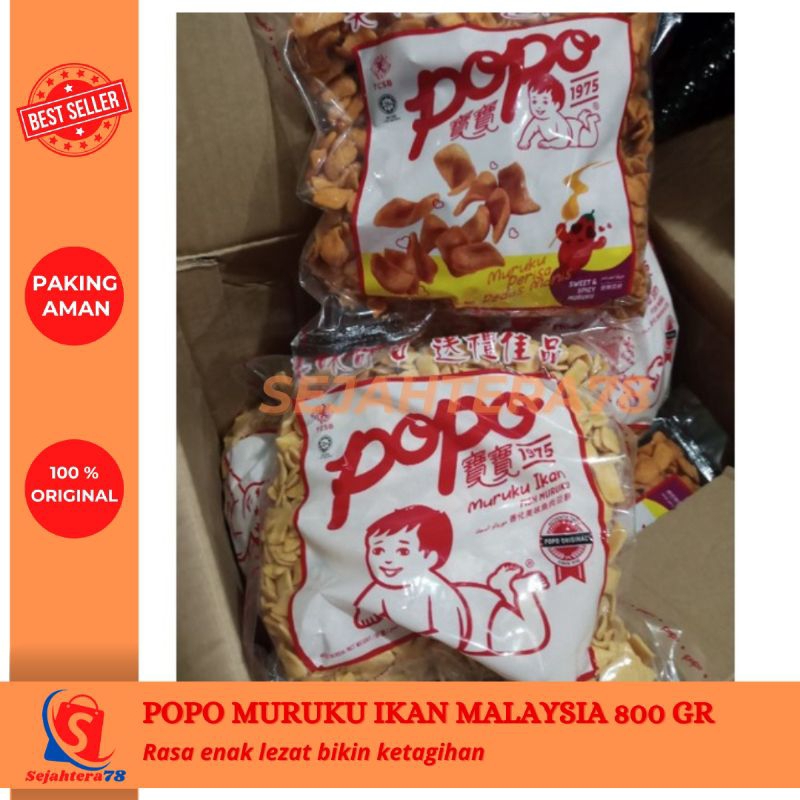 Jual Maruku Asli Malaysia 800 gr - Kerupuk Ikan Maruku - Popo Maruku ...