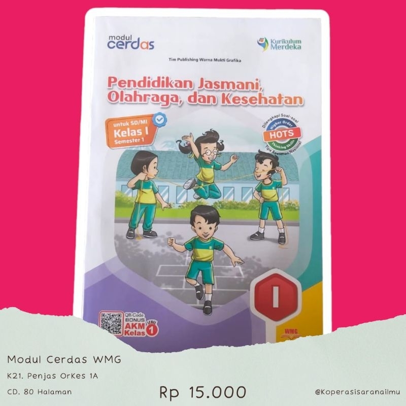 Jual Modul Ajar Pendidikan Jasmani Olahraga Dan Kesehatan PJOK Kelas 1 ...