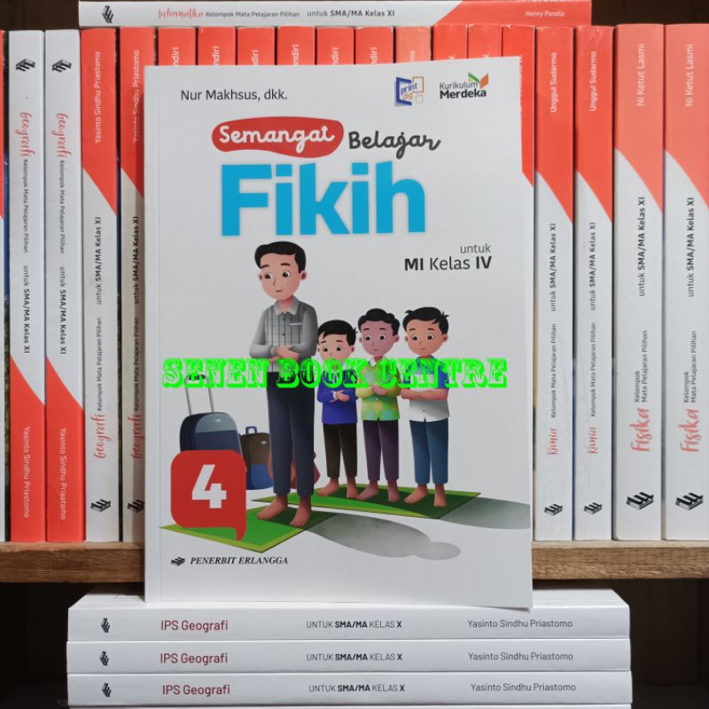 Jual Buku Semangat Belajar Fikih Kelas 4 Mi Kurikulum Merdeka Erlangga ...