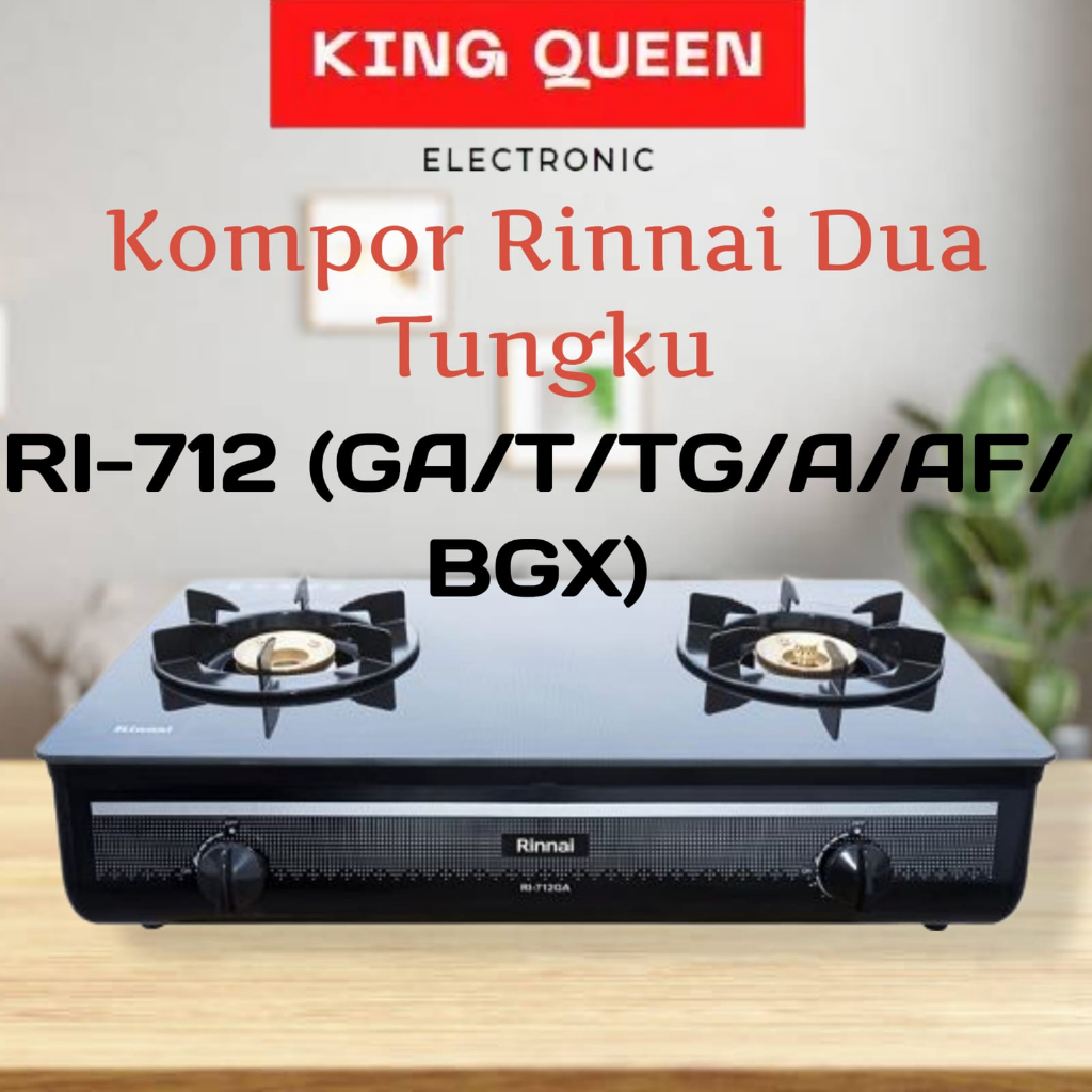 Jual Kompor Gas Rinnai RI-712 GA, 712 T, 712 TG, 712 AF, 712 BGX, 712 A ...