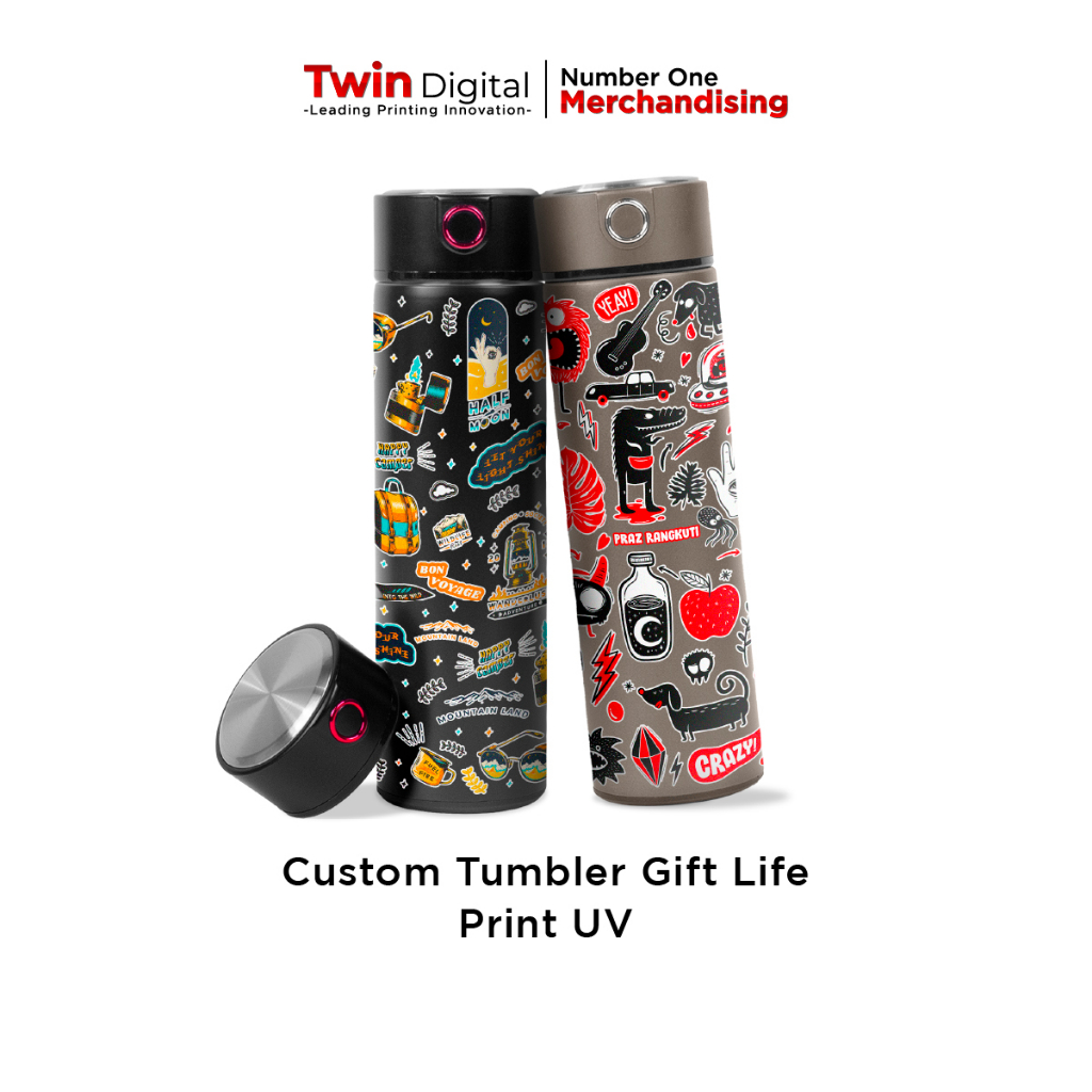 Jual Twindigital Tumbler Termos Stainless 500ml Botol Minum Custom Print T Life Print 3795