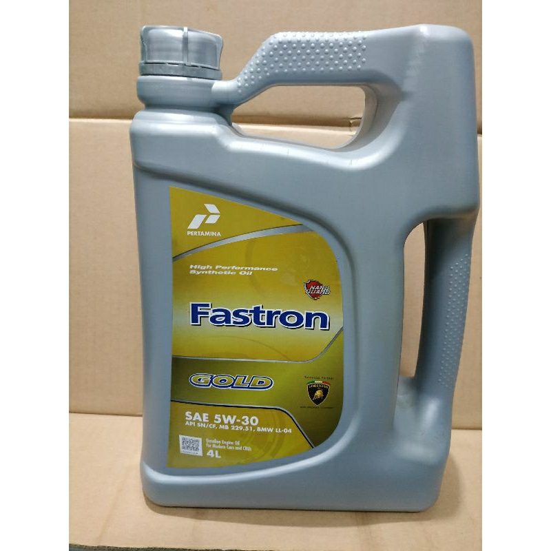 Jual Pertamina Fastron Gold 5w-30 Dexos2 4L Galon | Shopee Indonesia