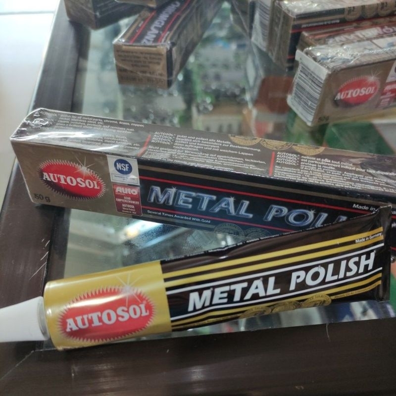 Jual autosol metal polish 50g/pembersih logam kilap cemerlang AUTOSOL ...