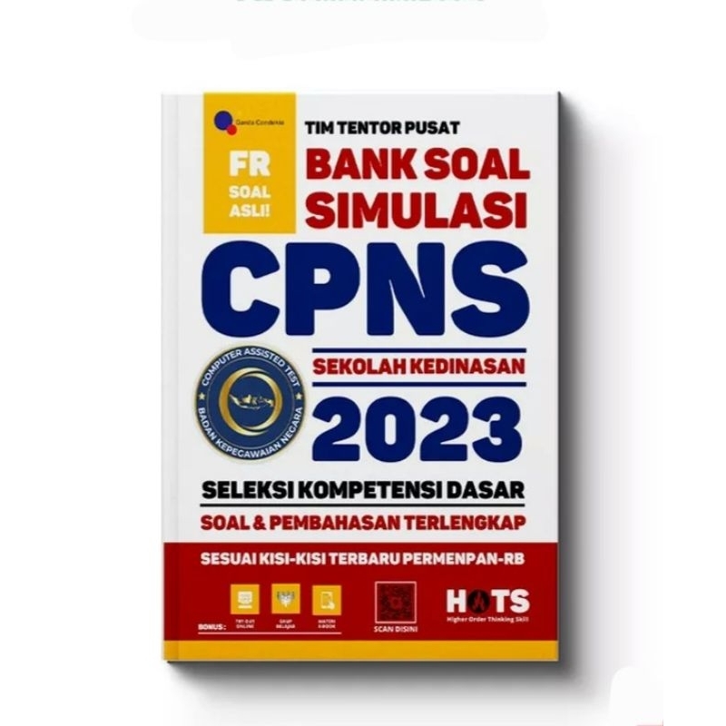 Jual Buku Bank Soal Simulasi CPNS Sekolah Kedinasan 2023 Fr Soal Asli