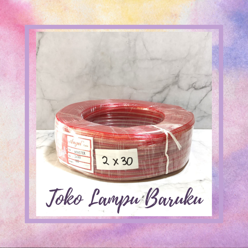 Jual Kabel Transparan 2x30 Meteran | Shopee Indonesia
