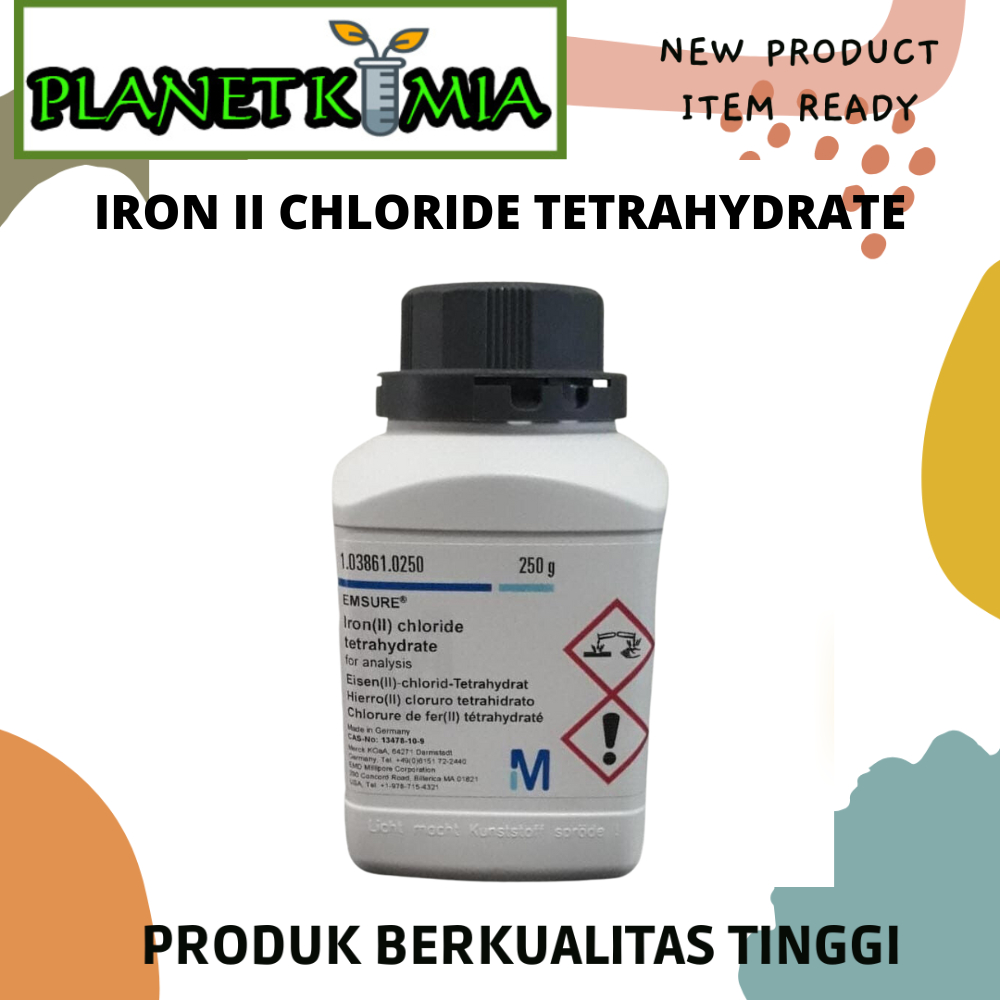Jual IRON II CHLORIDE TETRAHYDRATE / BESI II KLORIDA TETRAHIDRAT PRO