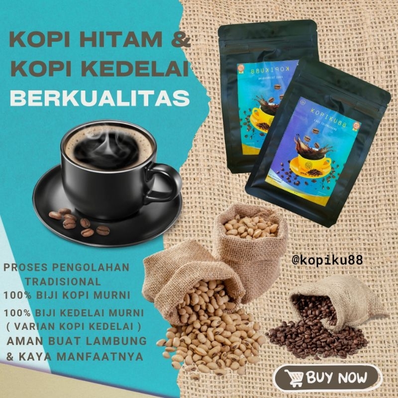 Jual Kopi Bubuk | Kopi Bubuk Kedelai Aman Untuk Lambung | Shopee Indonesia