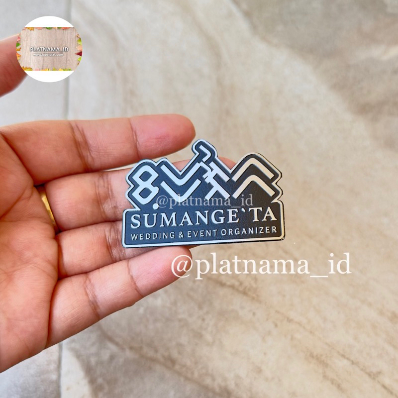 Jual LABEL PLAT/LABEL CUSTOM/PLAT LABEL | Shopee Indonesia